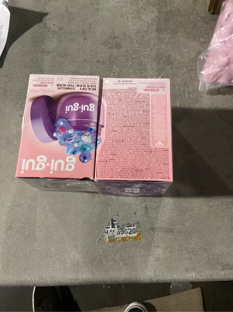 Condition photo showing Good Condition for GUI GUI Slime Kit - Scented Slime 2-Pack Bundle, Clear & Gloss, 5 Step DIY Process to Customize Your Ultimate Slime Glow-Up, Resealable and Reusable Container, ASMR Experience 2 Pack - Clear & Gloss