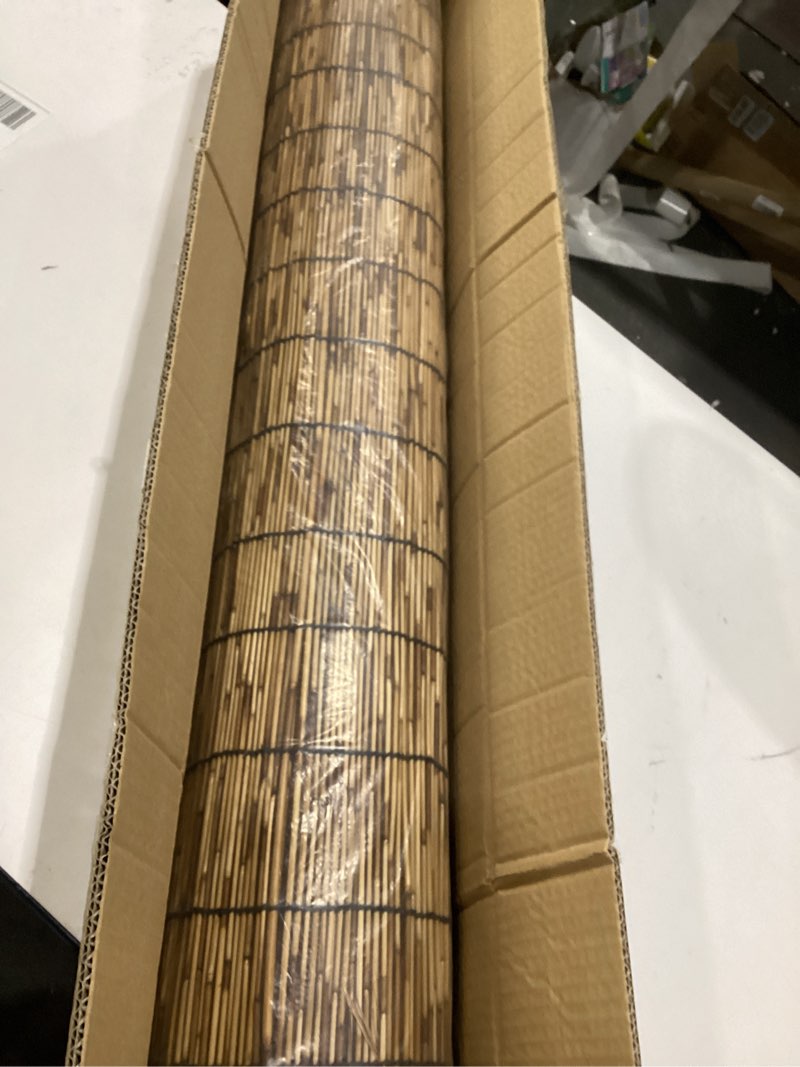 Condition photo showing Good Condition for barydat 1 pcs 4 x 16.4 ft reed fence roll, 85% shade bamboo privacy screen, natural decorative reed fencing for outdoor garden backyard patio balcony 1 4 x 16.4 ft