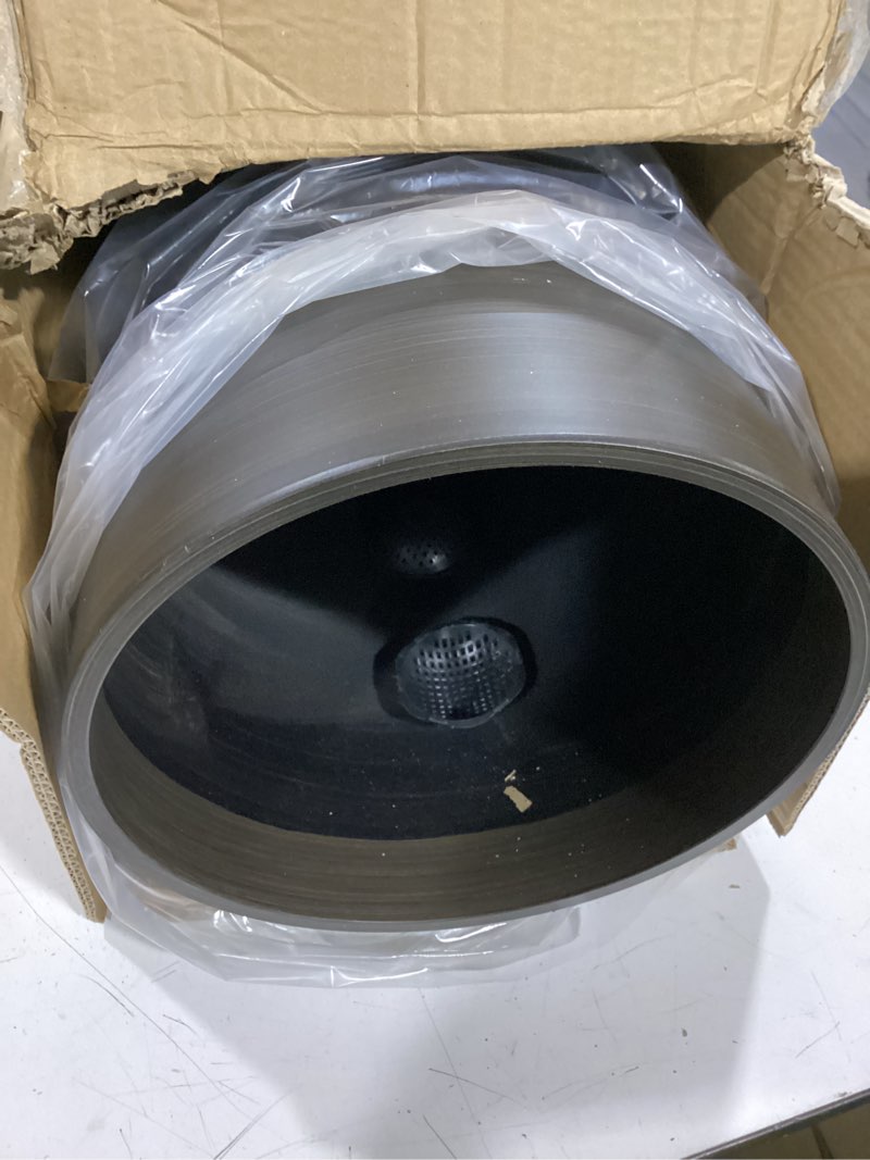 Condition photo showing Good Condition for 2 packs 21 inch tall planter, indoor outdoor round planter for porch, large plant pot with drainage hole for home garden front door, modern decorative pots for plants (dark brown)