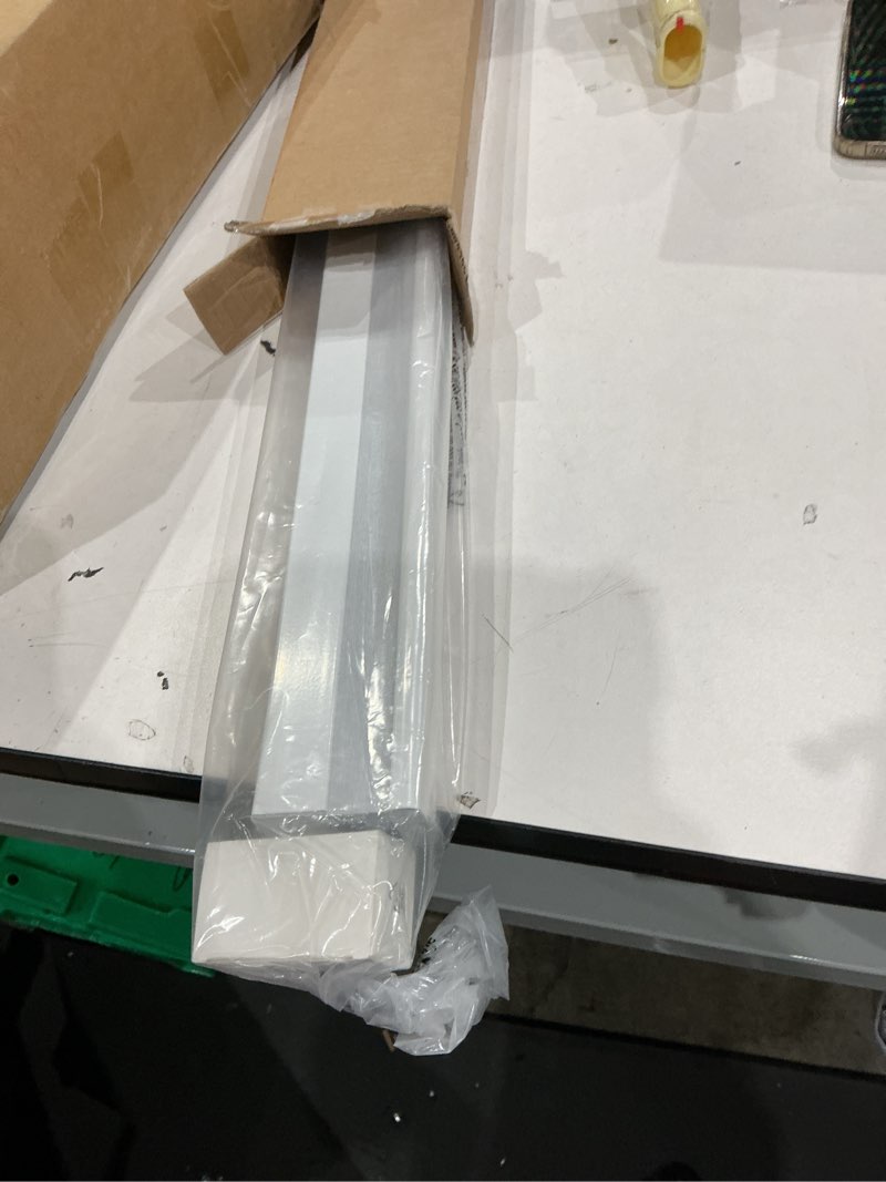 Condition photo showing Good Condition for lazblinds cordless cellular shades, blackout privacy honeycomb shades for home, thermal insulation noise reduction blinds for windows, 32'' w x 36'' h, white blackout-white 32'' w × 36'' h