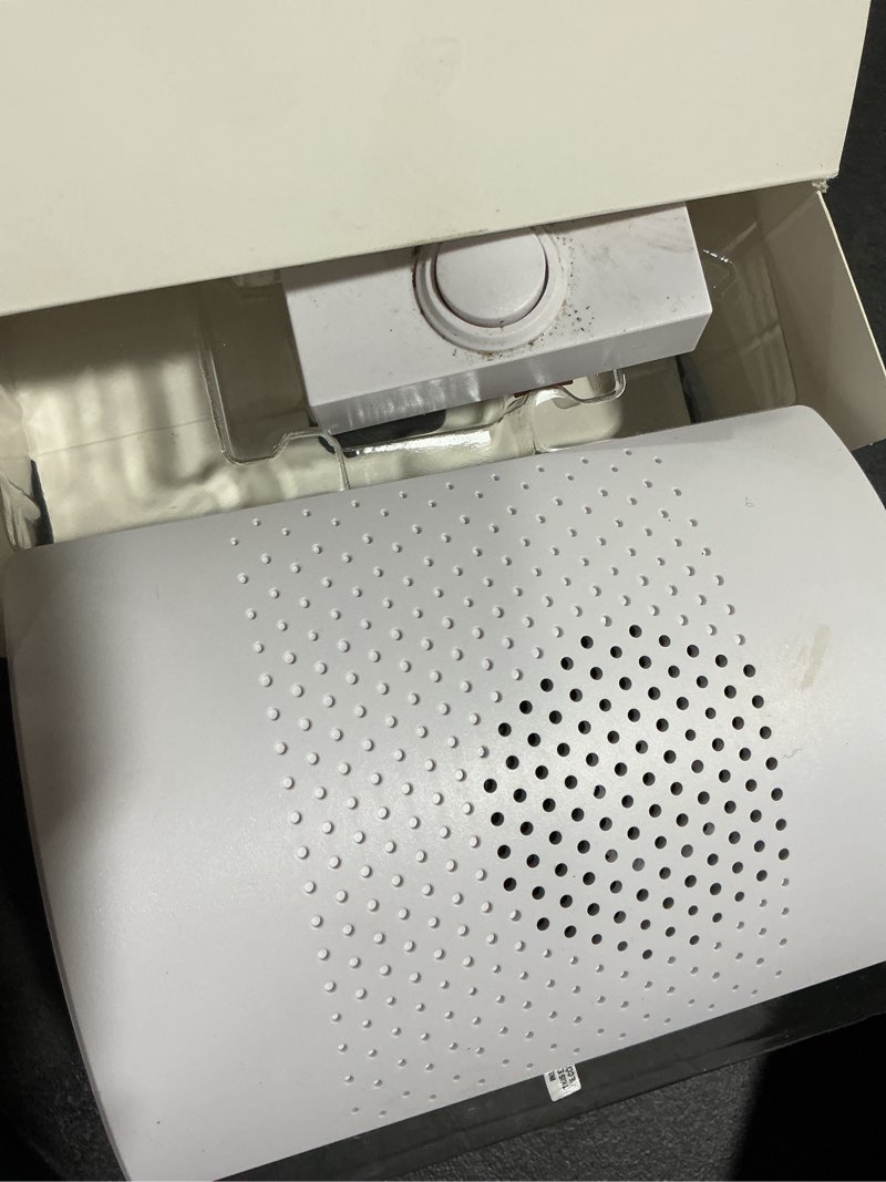 Condition photo showing As Is for utilitech white wireless doorbell kit