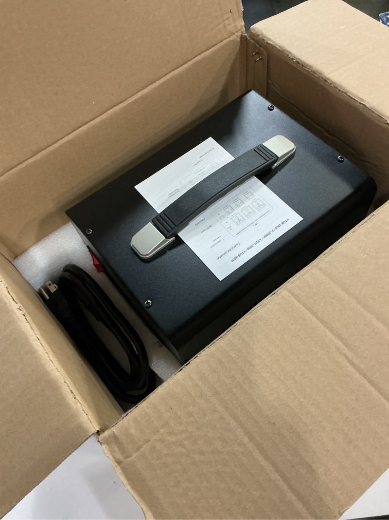 Condition photo showing Good Condition for lvyuan 3000 watt voltage converter transformer heavy duty step up/down ac 110v/120v/220v/240v power converter with 2 us outlets, 2 universal outlets, resettable circuit breaker protection 3000va