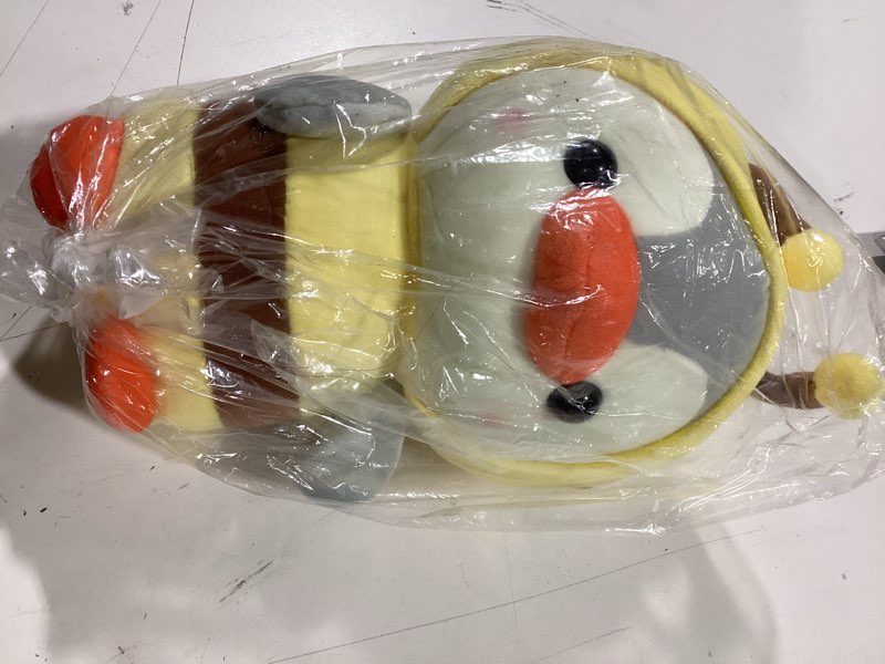 Condition photo showing As Is for Penguin Stuffed Animal Dressed in Fluffy Dinosaur Costume Penguin Plush Toys Wearing Green Fuzzy Dino Outfit with Removable Hat for Kids and Lovers 10 Inch Green Dinosaur(removable Hat)