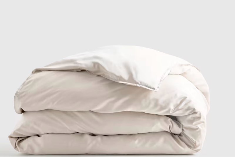 quince bamboo duvet cover, king