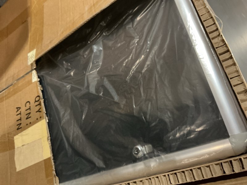 Condition photo showing Good Condition for Ctosree Enclosed Bulletin Board 36x28 Inch Lockable Cork Notice Board Glass Waterproof Aluminum Framed with Mounting Screws for Office School Hospital Community Outdoor Display Case(Black)