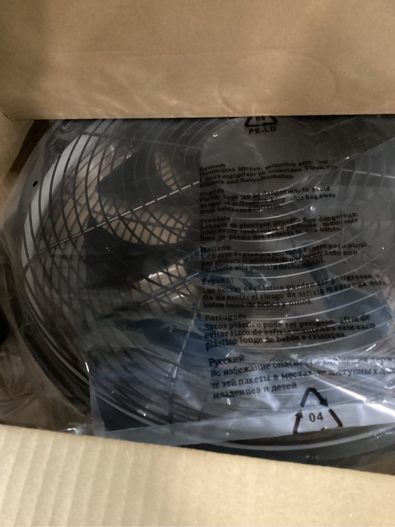 Condition photo showing New/Like New for gazebo fans outdoor hanging ceiling fans with lights,16" portable plug in ceiling fan,multi-angle adjustable floor fans,black outdoor ceiling fans for patios.