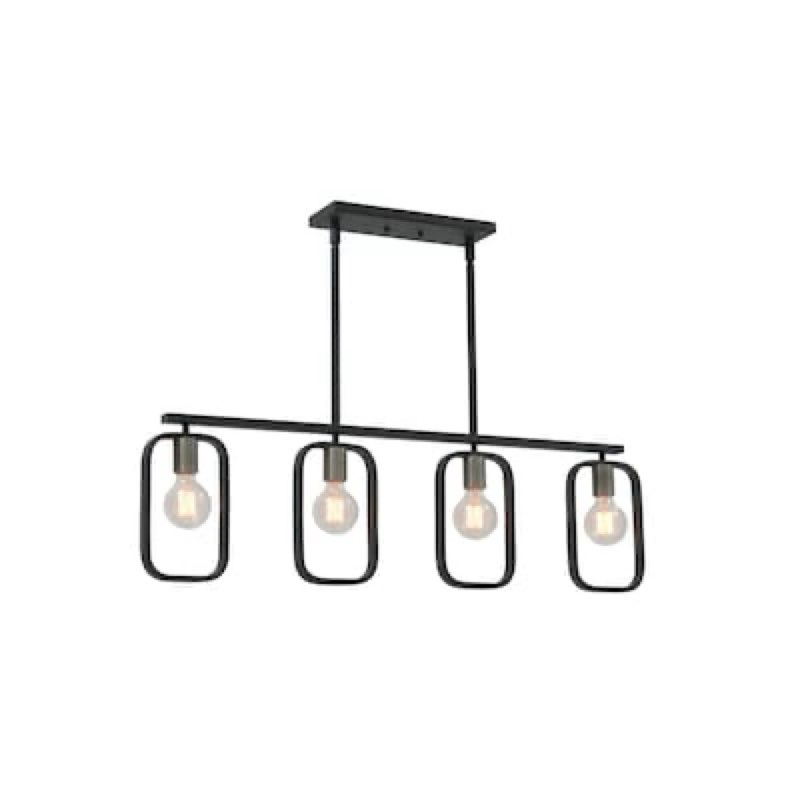 ( incomplete ) Origin 21 Trego 4 -Light Matte Black Modern/contemporary Cage For Use in Bedrooms