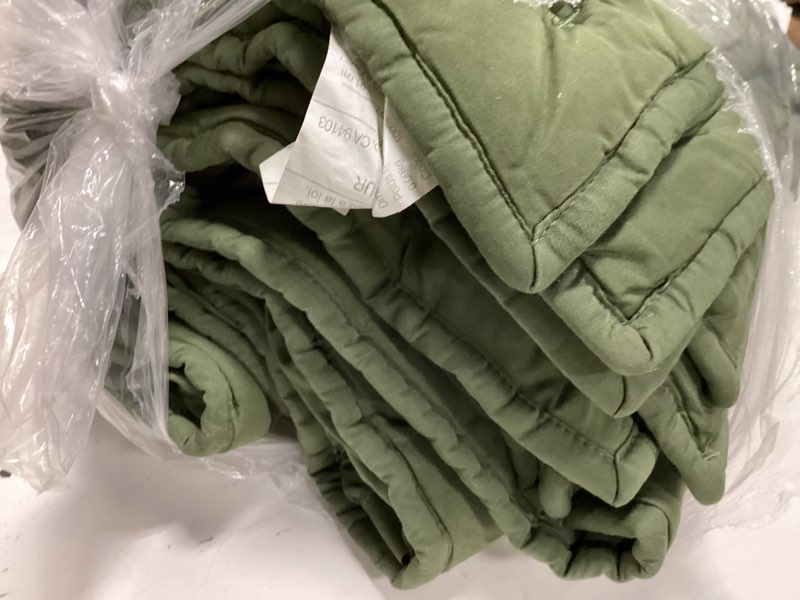 Condition photo showing Good Condition for bamboo dream quilt set, king/cal king, olive