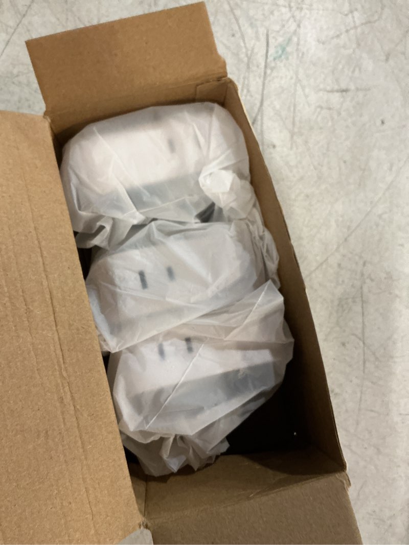 Condition photo showing Good Condition for type g adapter for travel 3 pack, tessan us to uk plug adapter with 4 outlets 3 usb ports (1 usb c 20w), ireland power adaptor for usa to england london scotland dubai singapore hong kong british uae grey-type g
