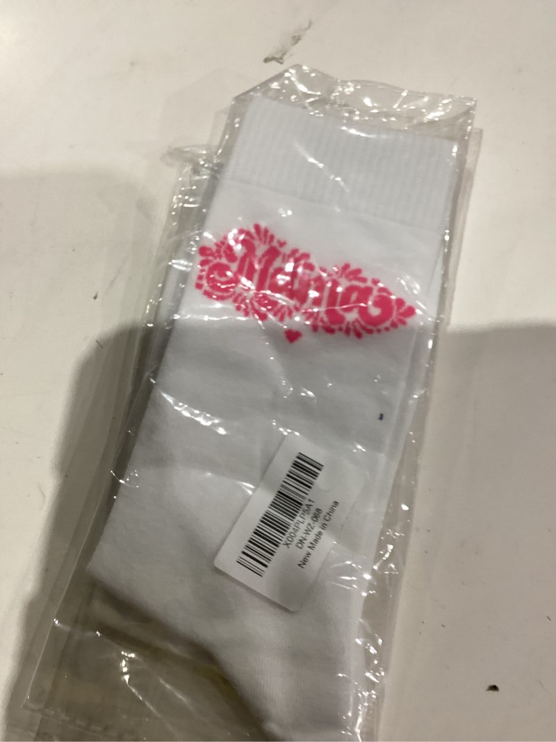 Condition photo showing As Is for Mom Socks Collection – Pink & Blue Mama and Cheer Mom Designs, Gift Socks for Women and Mothers (Mom Series)