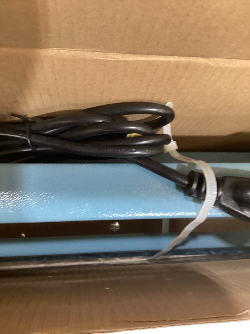 Condition photo showing New/Like New for Impulse Sealer 16 inch Heat Sealer for Plastic Bags, Metal Plastic Bag Sealer Heat Seal, Mylar Bag Sealer, Manual Poly Bag Hot Seal Sealing Machine with 4 Repair Kit(2 Cutting Lines Included) Blue 16"-3mm 16inch-3mm Sealing Width Blue