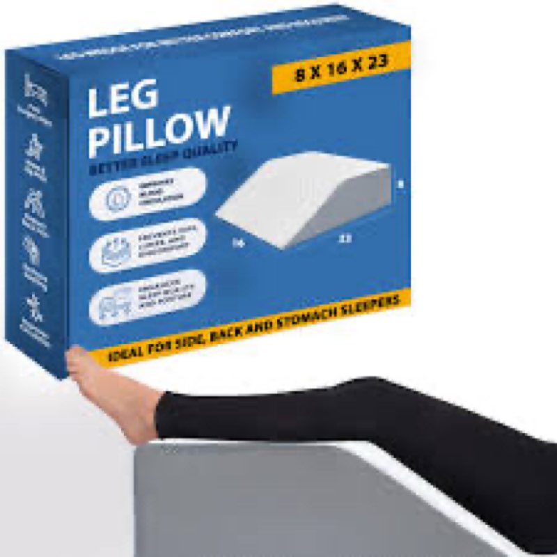Greaton, Leg Wedge Elevation Pillow for Blood Circulation | Relieved & Recovers Foot and Ankle Injur
