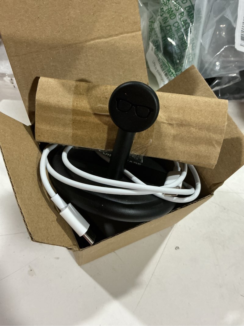 Condition photo showing Good Condition for meta ray-ban smart glasses charger stand, charging dock for ray-ban meta wayfarer, headliner, skyler gen 1/2 & oakley meta hstn, usb-c safe charging base with multi-protection black