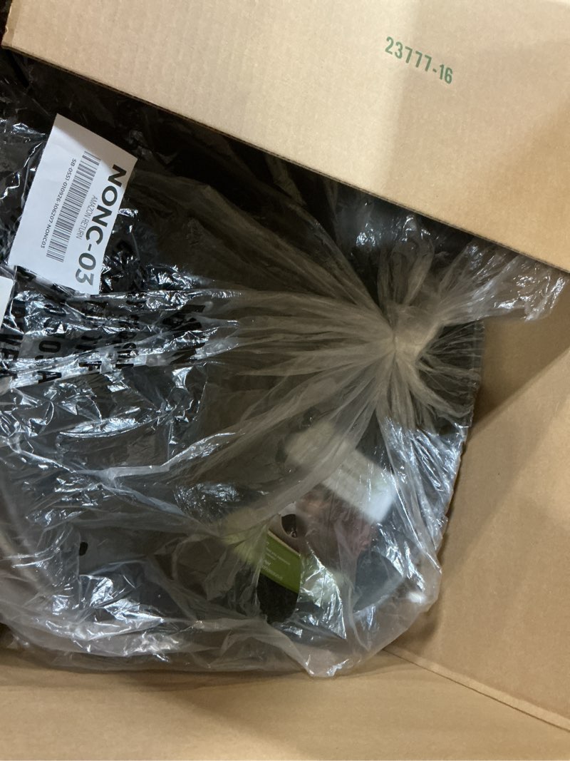 Condition photo showing As Is for Cattasaurus Peekaboo Cat Cave Donut for Multiple & Large Cats up to 30-45 lbs, 3-in-1 Self Warming Cat Bed, Tunnel & Scratcher for Indoor Cats, Washable & Detachable (Light Gray + Dark Gray, Large) Light Gray + Dark Gray Large