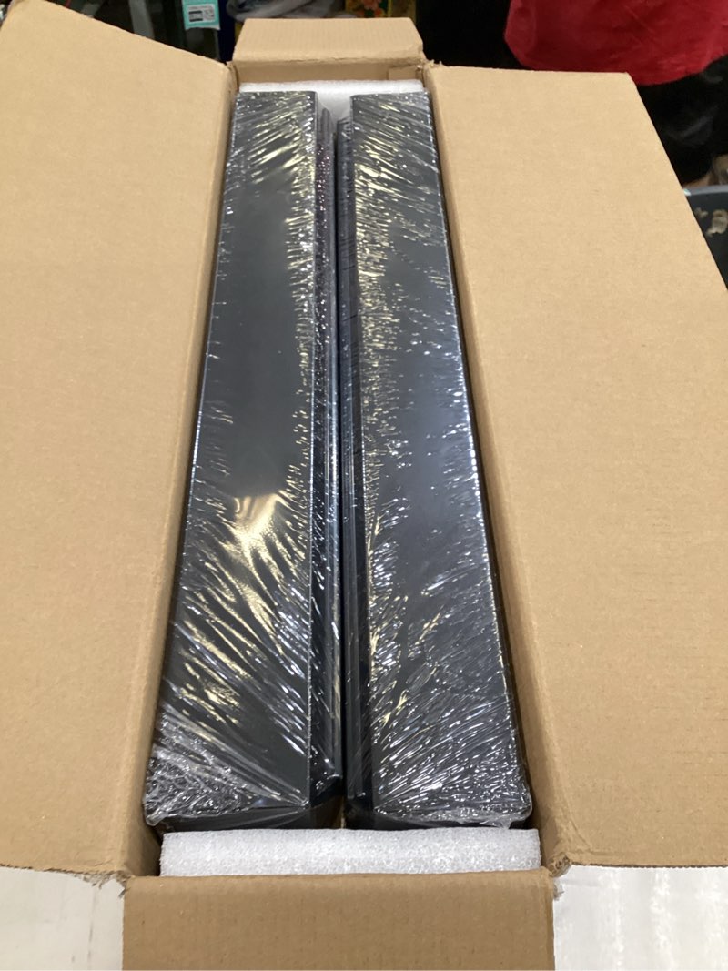 Condition photo showing Good Condition for seinloes 2 pack expandable (15.1"-26.3") pull out cabinet organizer 21" deep with raising pad for framed cabinets,upgrade 3 slide rails slide out drawers,no drill roll out shelves adhesive,black black 21"d x 15.1"-26.3"w(2pack)