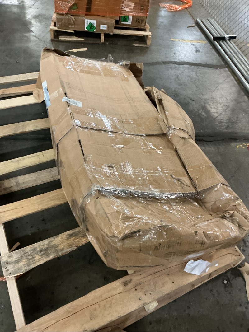 Condition photo showing As Is for 2-Ton Folding Engine Hoist Cherry Picker 4400 Lb Capacity Hydraulic Shop Crane with Telescoping Boom 6 Caster Wheels for Automotive Repair Garage Use Includes Hitch and Storage Stand Orange