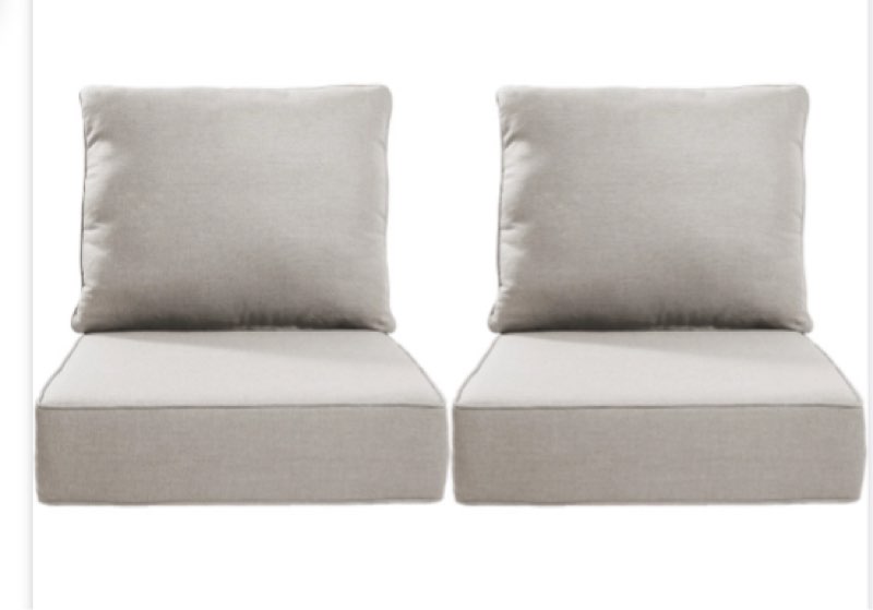 Deb Outdoor 6\" Thick Cushion Set -