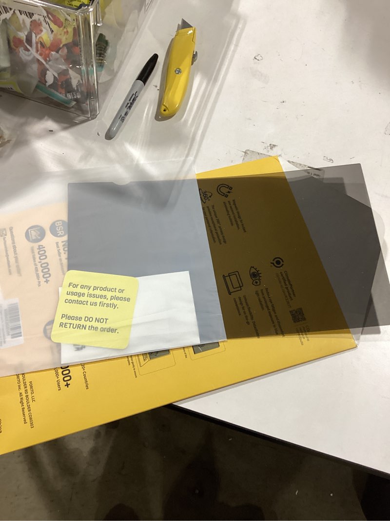 Condition photo showing Good Condition for Similar item Kensington MagPro™ Magnetic Laptop Privacy Screen 14 inch, Removable 16:9 Laptop Privacy Filter, Anti-Glare, Blue Ray Reduction, Compatible with HP/Dell/Acer/Asus/Samsung/Lenovo (K58352WW) Magnetic 14\" (16:9)