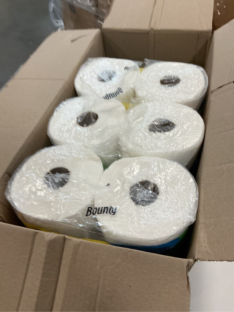 Condition photo showing As Is for 3 Pack of 2 of Bounty QuickSize Paper Towels