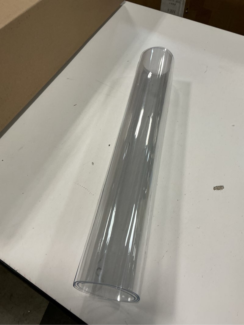 Condition photo showing Good Condition for 18 x 24 Inch Clear Table Cover, 1.5mm Thick Plastic, Waterproof Clear 18" x 24"
