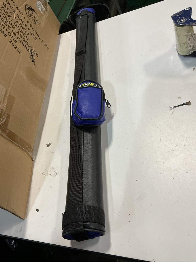 Condition photo showing Good Condition for Tai ba cues 2-Piece Pool cue Stick + Hard Case, 13mm Tip, 58", Hardwood Canadian Maple Professional Billiard Pool Cue Stick 18,19,20,21,22 Oz Pool Stick (Selectable)-Blue, Black, Red, Gray, Green