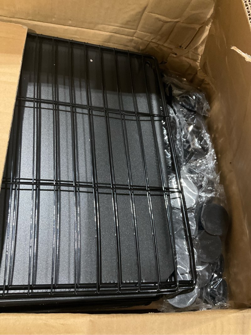 Condition photo showing Good Condition for viscoo 41 panels pet playpen, 35.4" l x 23.6" w x 23.6" h small animal playpen with 2 doors, c&c cage for guinea pigs,rabbit,bunny,hedgehogs, puppy play pen indoor outdoor, two-story chicken play pen 41 metal panels 35.4" l x 23.6" w x 23.6" h