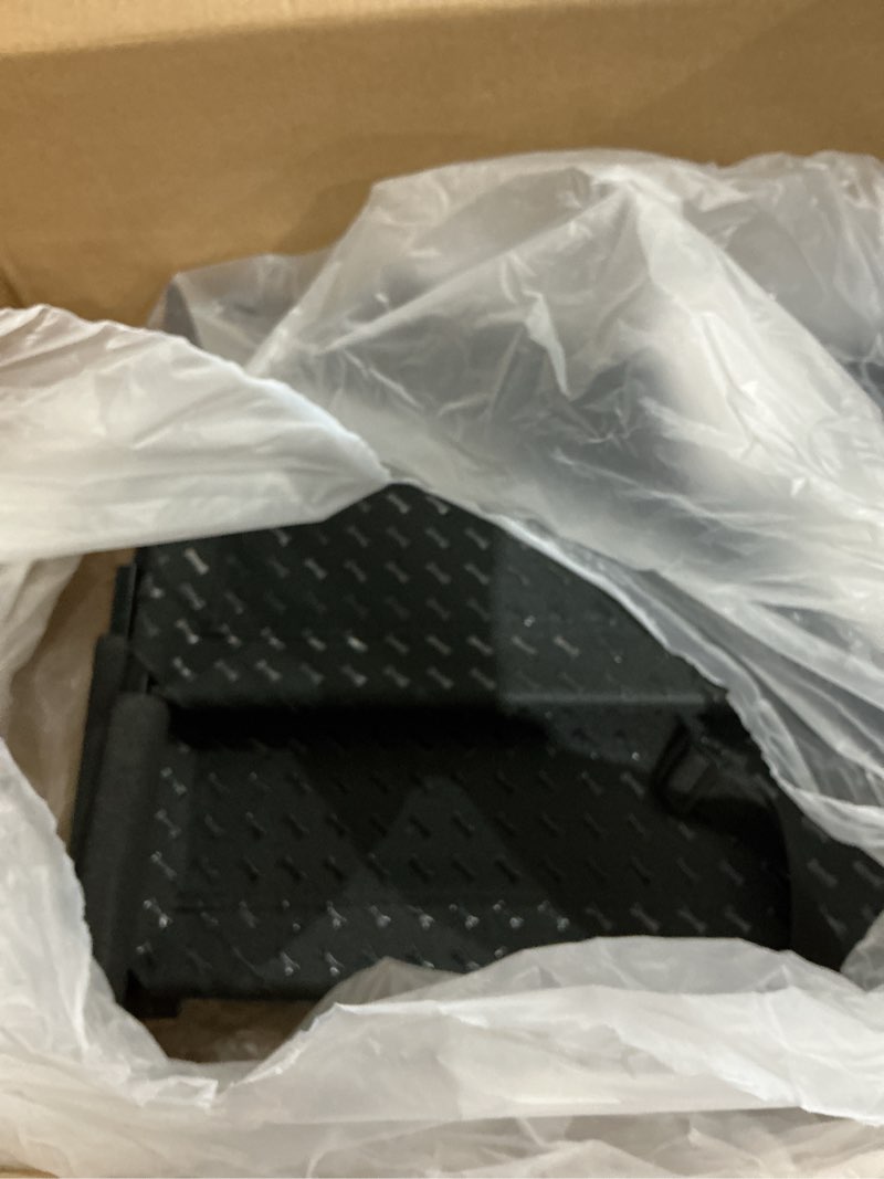Condition photo showing Good Condition for extra wide dog stairs for car - foldable 5-step non-slip pet stairs for home, lightweight dog steps for senior & large dogs to suv, truck, bed - supports 250 lbs upgraded wide 5 steps