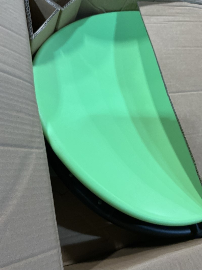 Condition photo showing Good Condition for Zhenx Spinning Chair for Autistic Kids (3-18 Years), Sensory Swivel Chair for Teens with ADHD/Autism – 21×19 Inch 220LBS Weight Capacity Seat – Sit and Spin Calming Toy for Body Balance (Green)