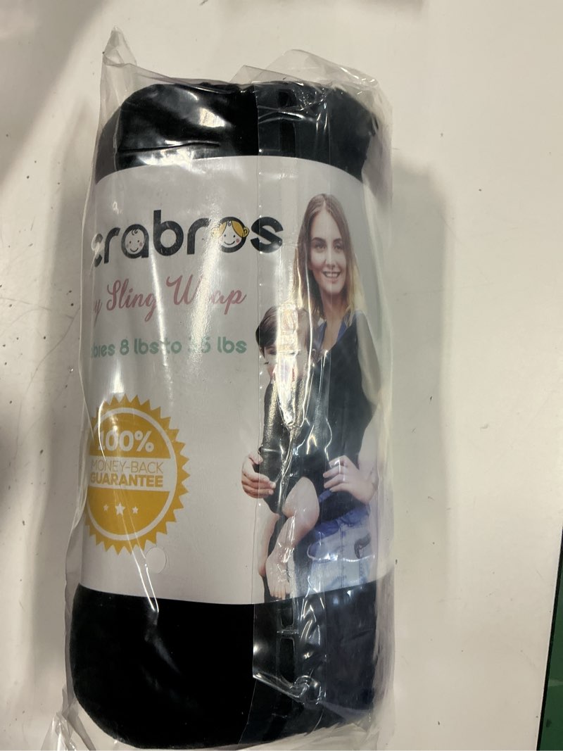 Condition photo showing New/Like New for acrabros baby wrap carrier,hands free baby carrier sling,lightweight,breathable,softness,perfect for newborn infants and babies shower gift,black