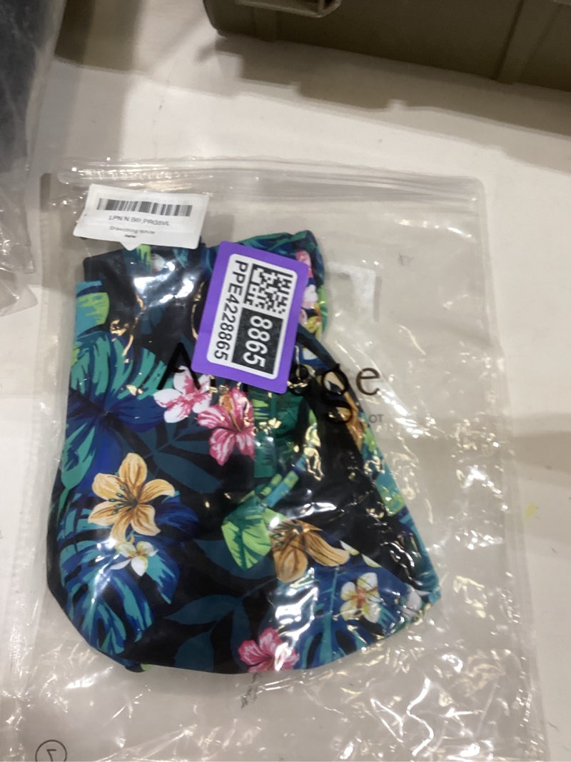 Condition photo showing New/Like New for yonique womens swim shorts bathing suits bottoms swimsuit bottoms(available in plus) medium tropic leaves