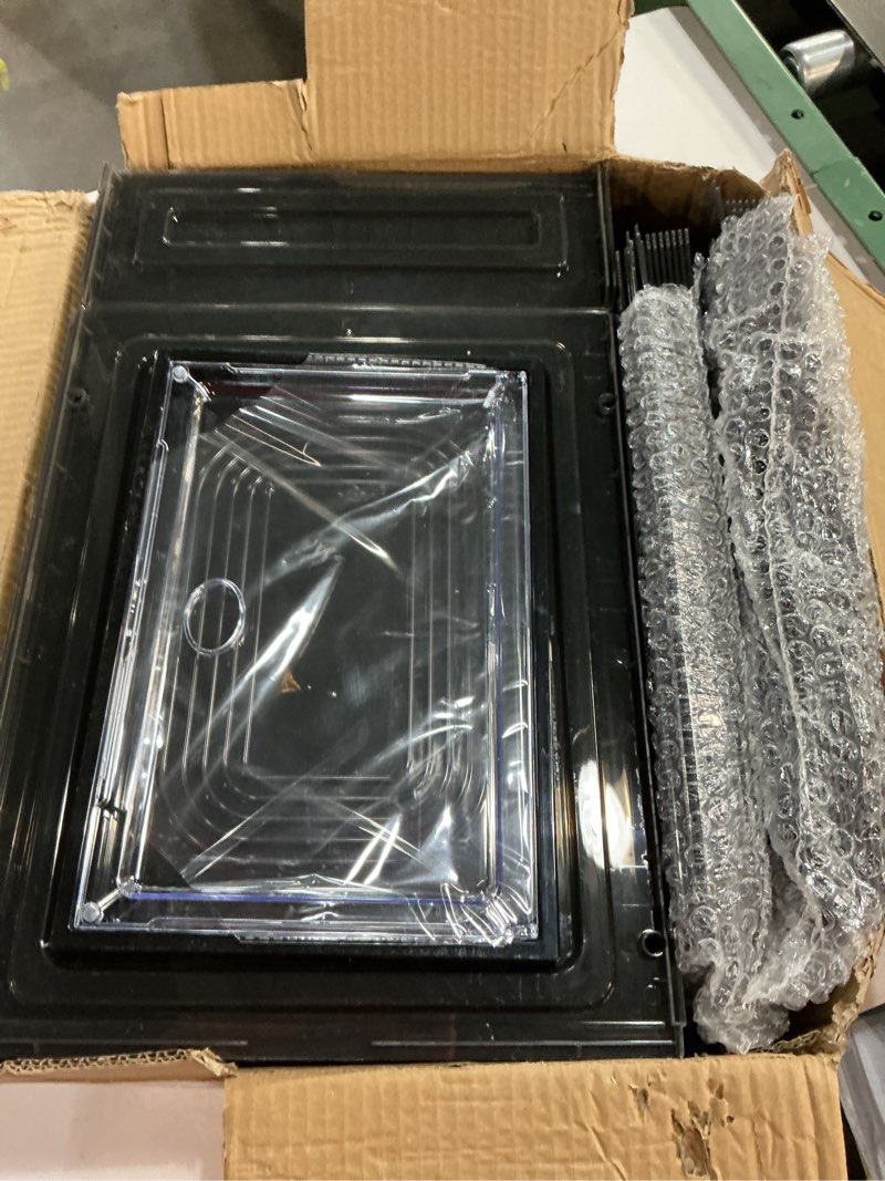 Condition photo showing Good Condition for 10 Pack Thicken Shoe Organizer Stackable,Upgraded Sturdy Shoe Storage Box with Magnetic Door,Shoe Containers For Sneaker Display,Hat Organizer,Black… Black 10 Pack