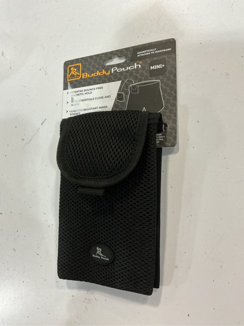 Condition photo showing Good Condition for running buddy running fanny pack - 6.5 x 4 in, mini plus black - no-bounce magnetic running phone holder - water-resistant waist bag for men & women 6.5 in x 4 in mini plus black