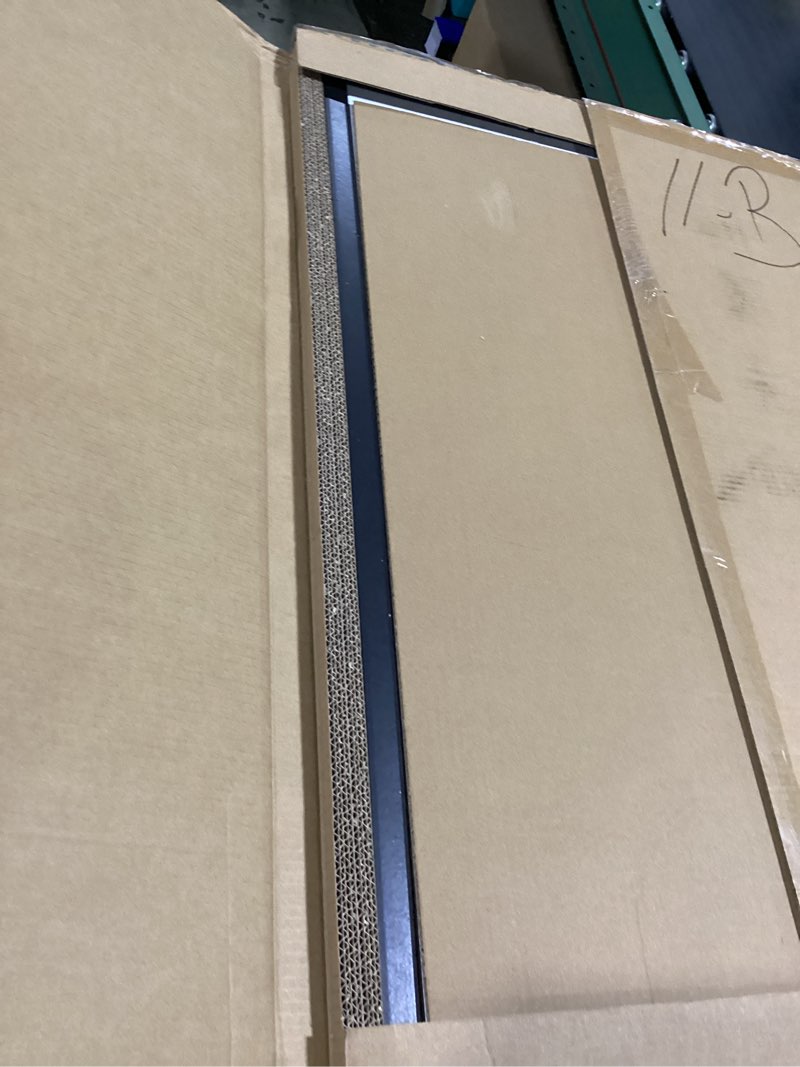 Condition photo showing Good Condition for Amazon Basics Magnetic Dry Erase Whiteboard, 35"W x 23"H, Black Wooden Frame