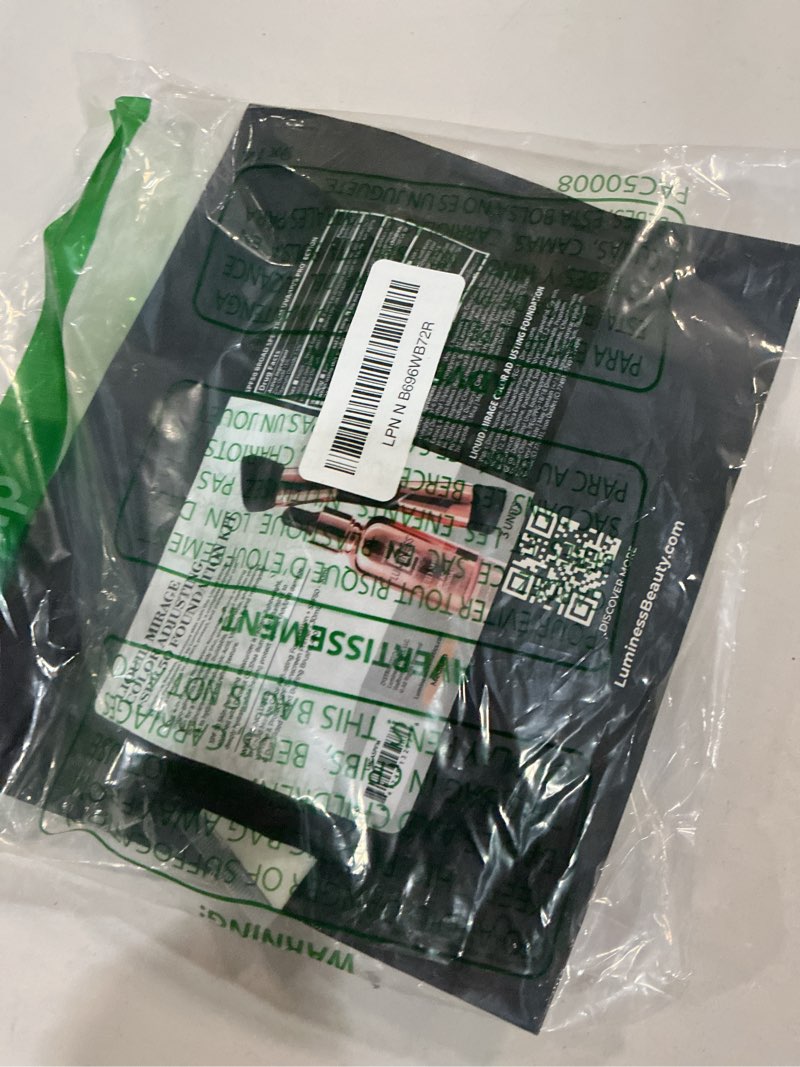 Condition photo showing New/Like New for luminess liquid mirage w/spf 50 color adjusting foundation kit - color changing foundation, spf 50 primer & makeup brush, face makeup for mature skin, 4in1 liquid foundation, concealer & moisturizer 03 medium