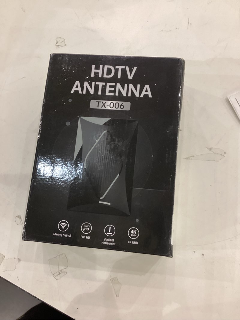Condition photo showing New/Like New for 2025 Upgraded TV Antenna for Smart TV, 1600+ Miles Range, Indoor/Outdoor Digital Antenna for Local Channels, HD 4K Support, Amplified Signal Booster, Clear Reception for 1080p 4K TVs