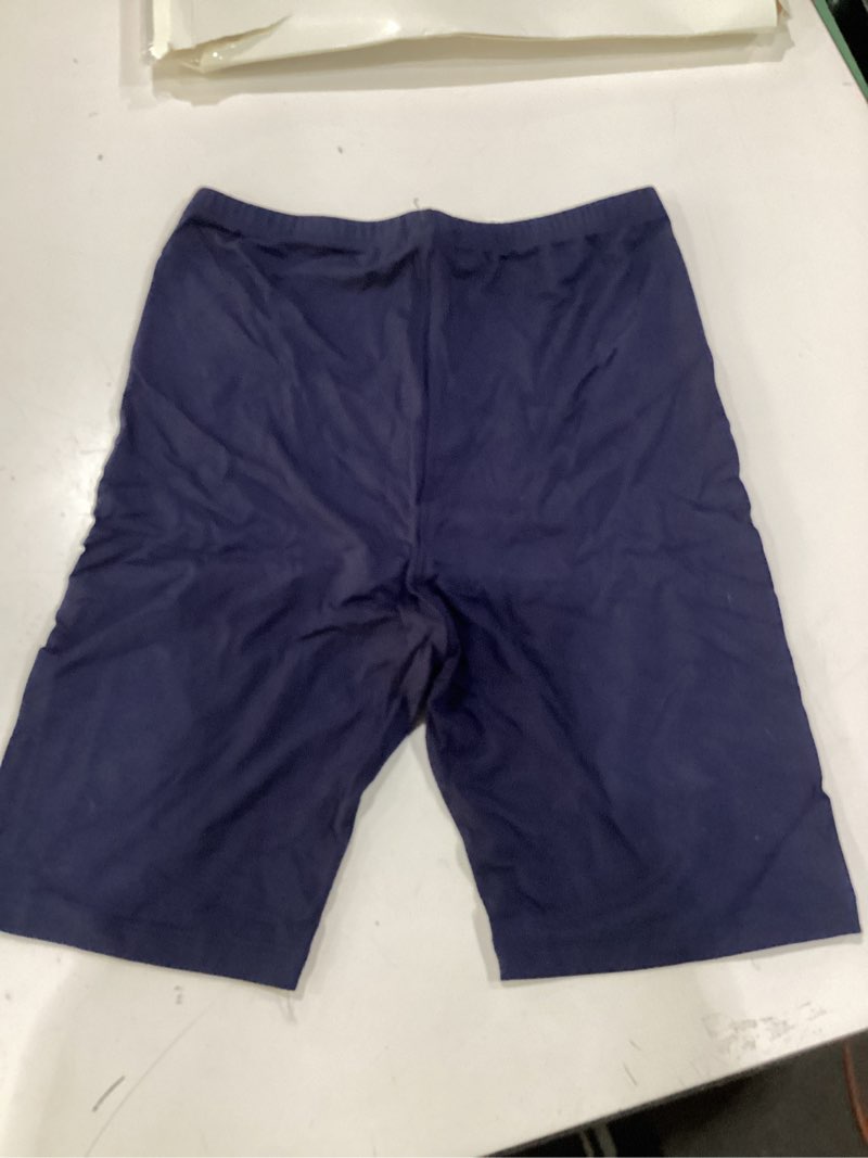 Condition photo showing Good Condition for kotii women's buttery soft short leggings modal cotton shorts under dresses leggings pants small-medium navy