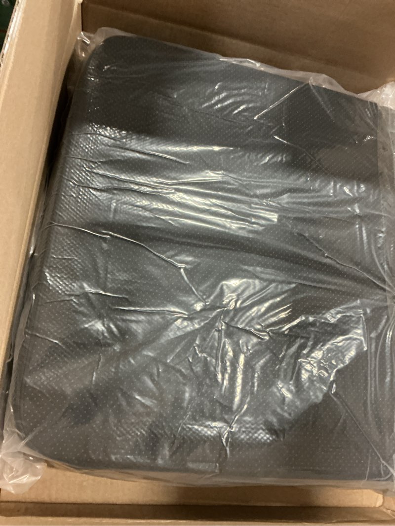 Condition photo showing New/Like New for YOUFI Extra Thick Large Seat Cushion -19 X 17.5 X 4 Inch Gel Memory Foam Cushion with Carry Handle Non Slip Bottom - Pain Relief Coccyx Cushion for Wheelchair Office Chair (Black (1PACK)) Large(19''x17.5''x4'') Black (1pack)