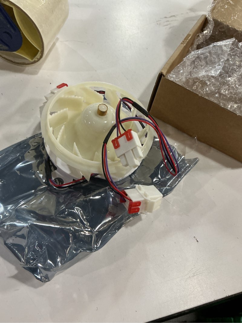 Condition photo showing New/Like New for upgraded eau64824401 refrigerator evaporator fan motor dc replacement for lg refrigerator, freezer fan motor replaces eau61505013 eau36179308 eau61505001