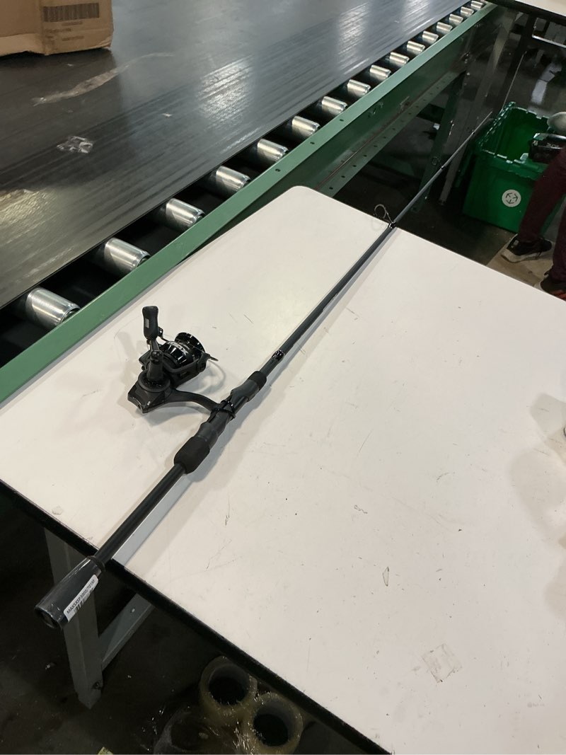 Condition photo showing As Is for abu garcia max sx spinning combo, 7' medium fishing rod, 3000 size reel