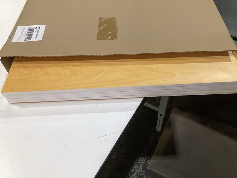 Condition photo showing As Is for 5Pcs Wire Shelf Cover, 21.6x13.4inch-Wood Pattern Shelves Covers for Shelving, Pantry Rack, Decoration Supplies (5pcs Shelf Covers)