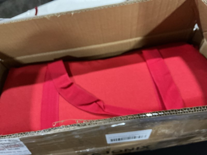 Condition photo showing As Is for American Mahjong Game Set, Portable Carrying Bag,Acrylic 160 Tiles,Western Mahjong Tiles Set,Complete Ma Jong Set Acrylic-Red