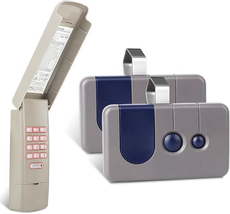 Garage Door Opener Keypad with 2 Sears Craftsman Garage Door Remote 53680 53681 HBW1255 971LM for RE