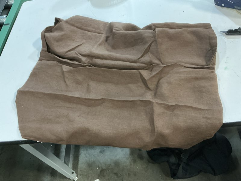 Condition photo showing As Is for quince european linen euro sham, euro, espresso