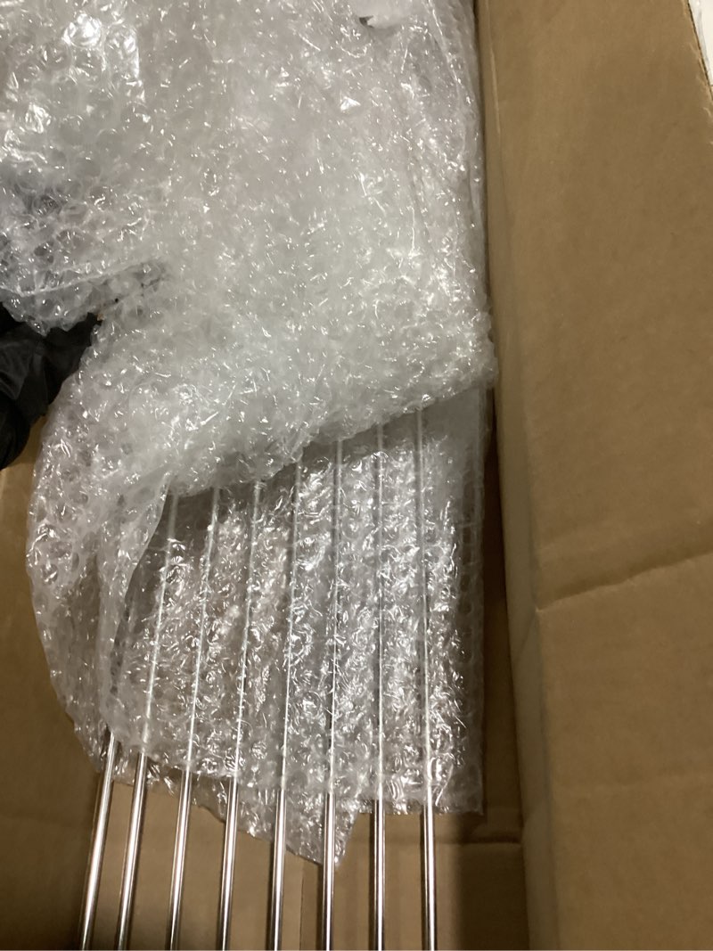 Condition photo showing New/Like New for qulimetal 304 stainless steel warming rack for weber genesis 300 series(2007-2016), genesis e310, e320, e330, s310, s320, s330, replacement for weber 65054, 81323, 62749 26.9 inch 304 stainless steel