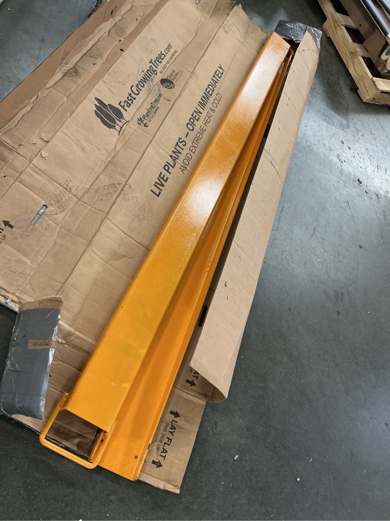 Condition photo showing As Is for VEVOR Forklift Extensions, 84 Inch Fork Extensions 4.5 Inch Width, Heavy Duty Fork Extensions for Forklifts, 1 Pair Forklift Extensions for Truck