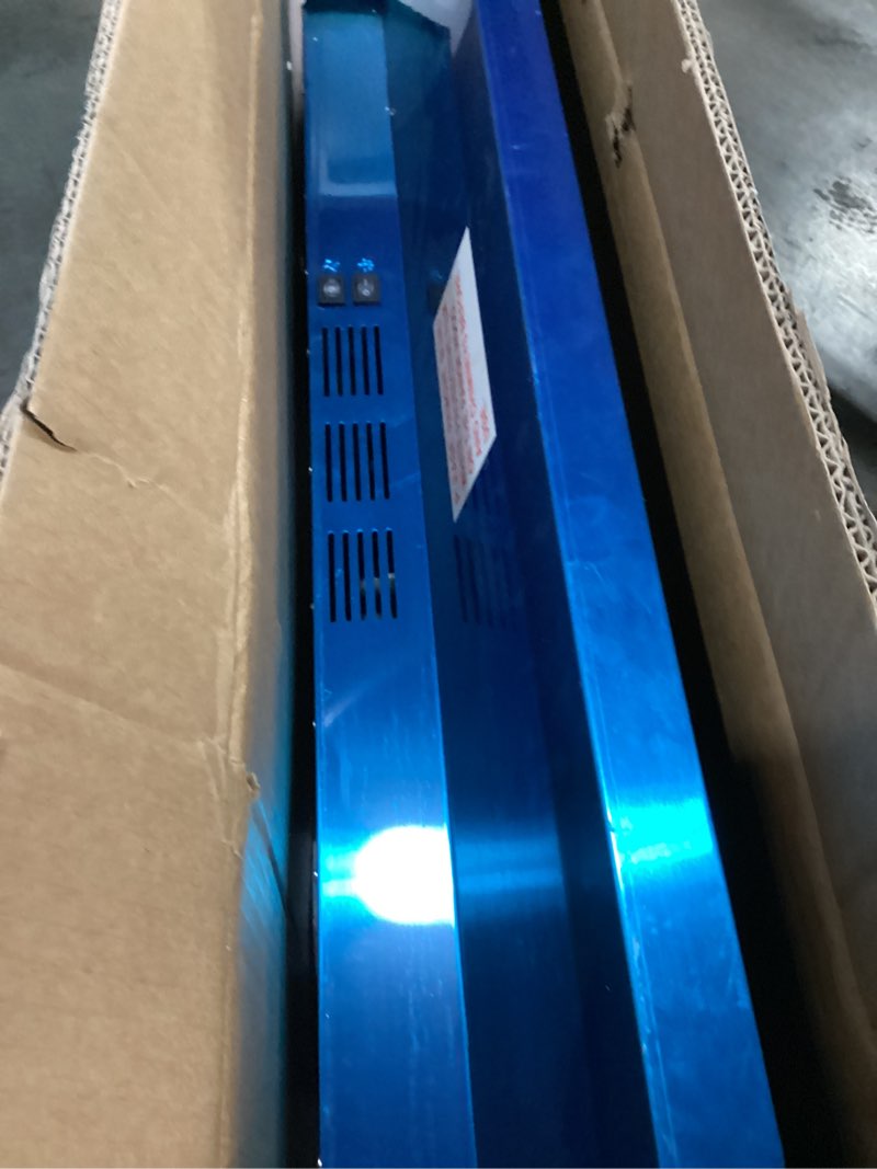 Condition photo showing Good Condition for range hood 36 inch under cabinet, ducted/ductless kitchen hood 280cfm, stainless steel vent hood with rocker button control, stove hood with 2 speeds fan, bright led light 36 inch stainless steel