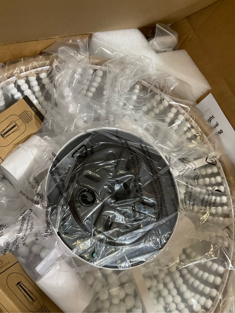 Condition photo showing New/Like New for Beaded ceiling fan