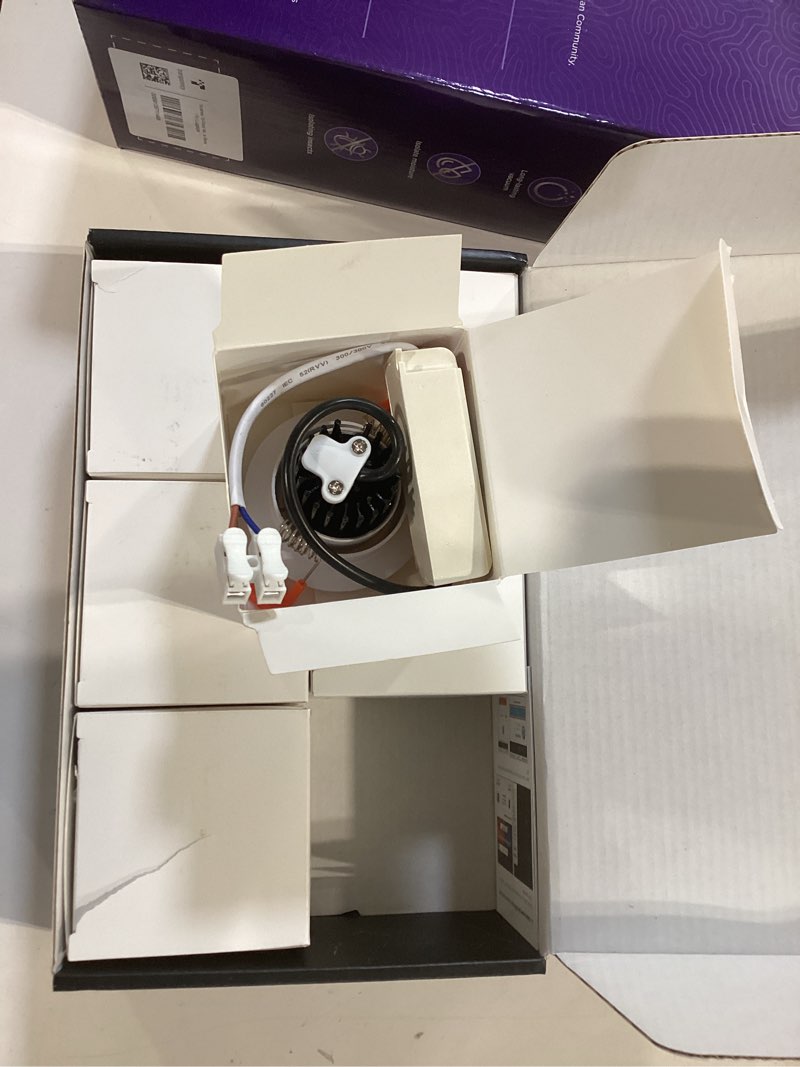 Condition photo showing Good Condition for smart wifi 2 inch led downlight, 5w rgbcw recessed light 2700k-6000k, dimmable cob color changing, compatible with alexa/google, led driver included, 6 pack multicolor white/6pack