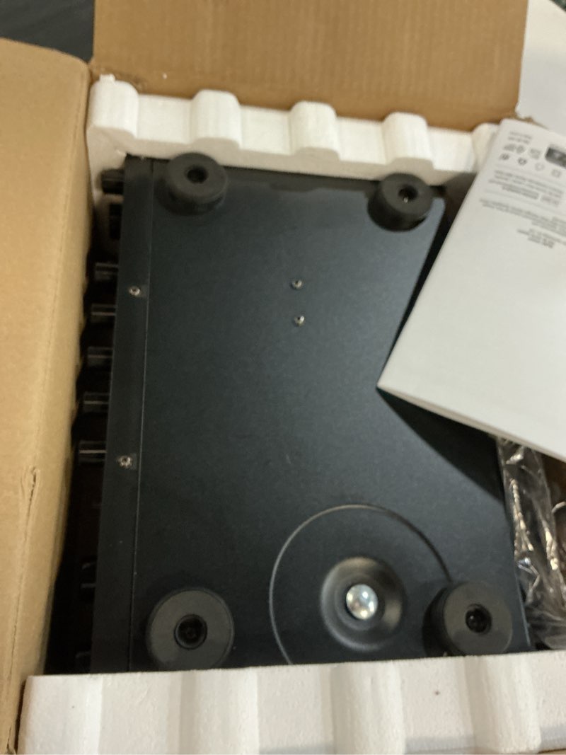 Condition photo showing New/Like New for donner stereo receivers home audio amplifier, premium 1000w peak power 4 channel amplifier with bluetooth 5.3, usb, fm, 2 mic-in, echo, rca, optical/coaxial input for home, karaoke, theater speakers