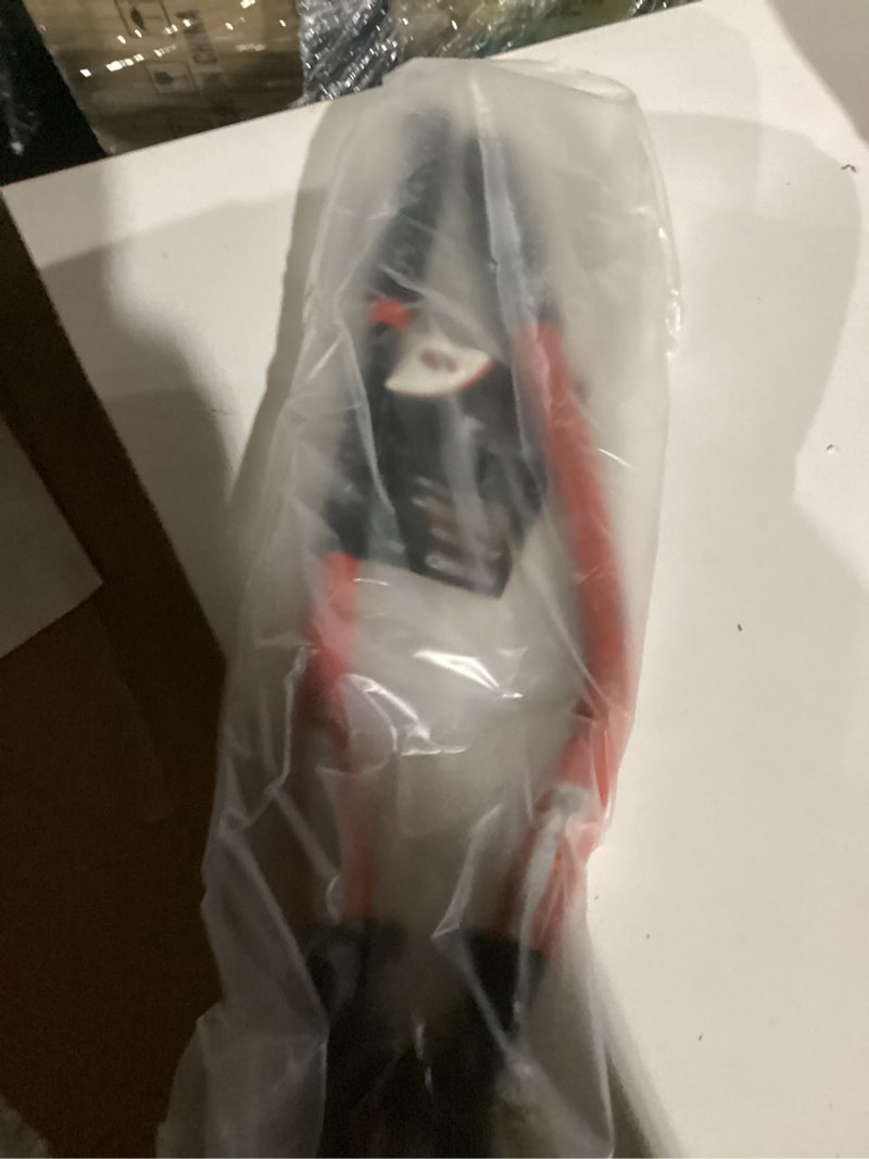 Condition photo showing Good Condition for RIDGID 14223 Model S24 Bolt Cutter, 24" Heavy-Duty Bolt Cutter with Hardened Steel Alloy Jaws, 7/16" Soft, 3/8" Medium, and 5/16" Hard Capacities, Red/Black